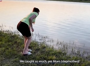 '- Learn how to fish, Stepmom teaches stepson to fish and more...